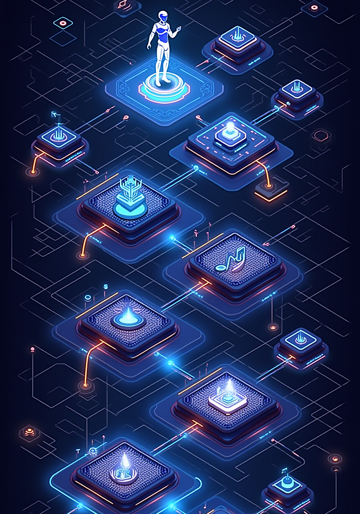 Representación de flujo de automatización de procesos